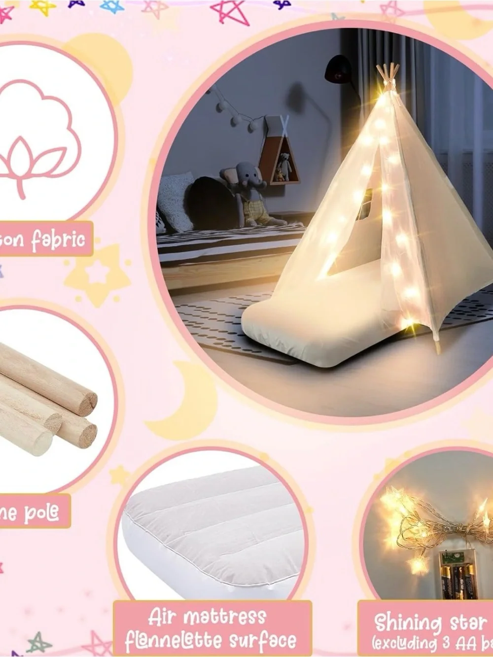 Tepee’s sleepovers for parties